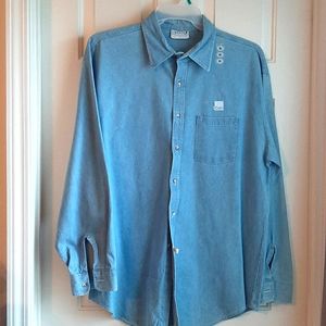 Denim chambray shirt